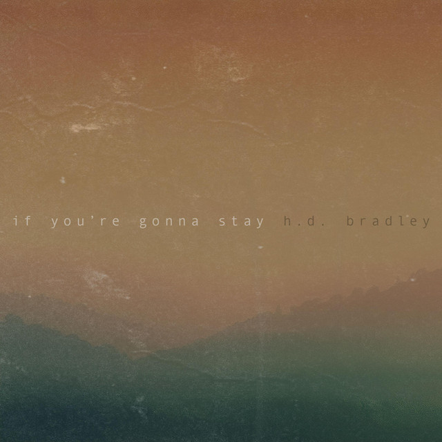 HD Bradley-if you’re gonna stay